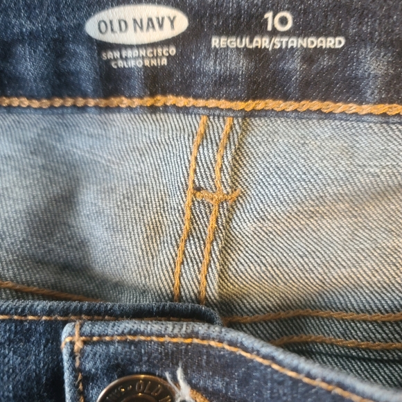 Old Navy size 10 regular fit slim leg jeans - Picture 5 of 5